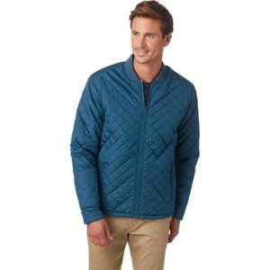 Stoic Quilted‎ Reversible Blue Bomber Jacket - NWT